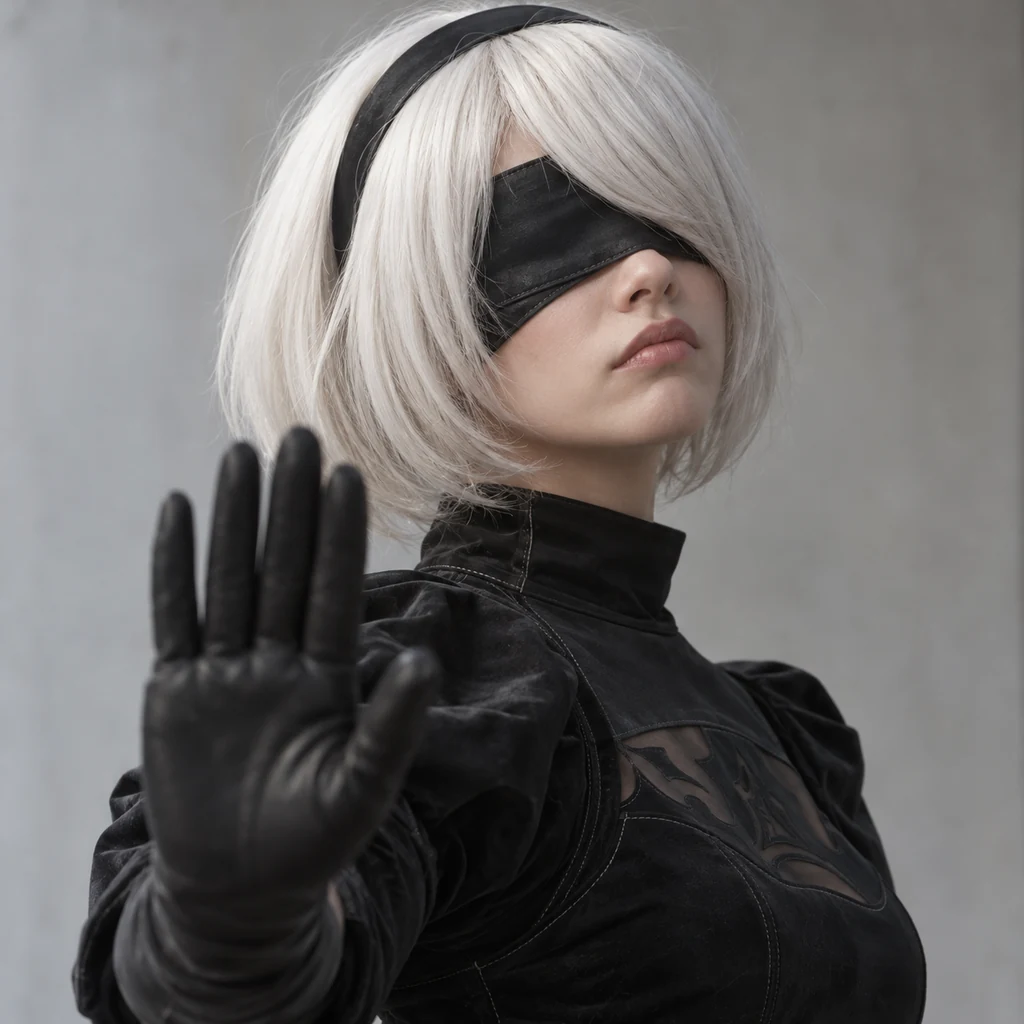 2B live-action AI portrait