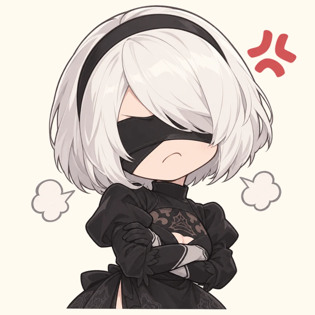 2B 表情包 2