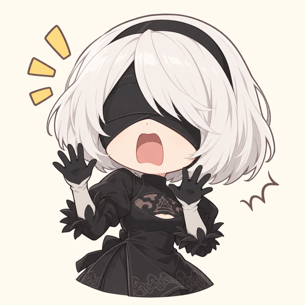 2B 表情包 5