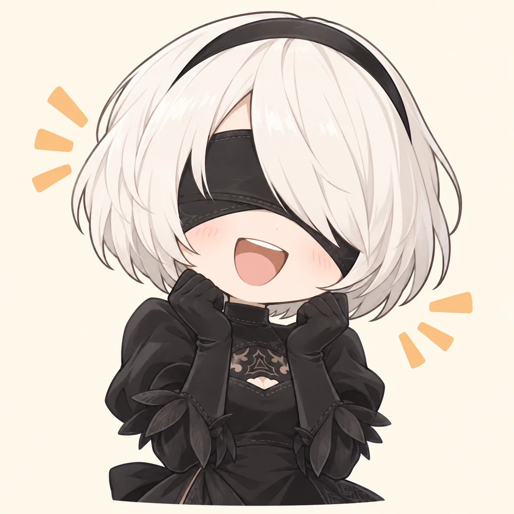 2B 表情包 4
