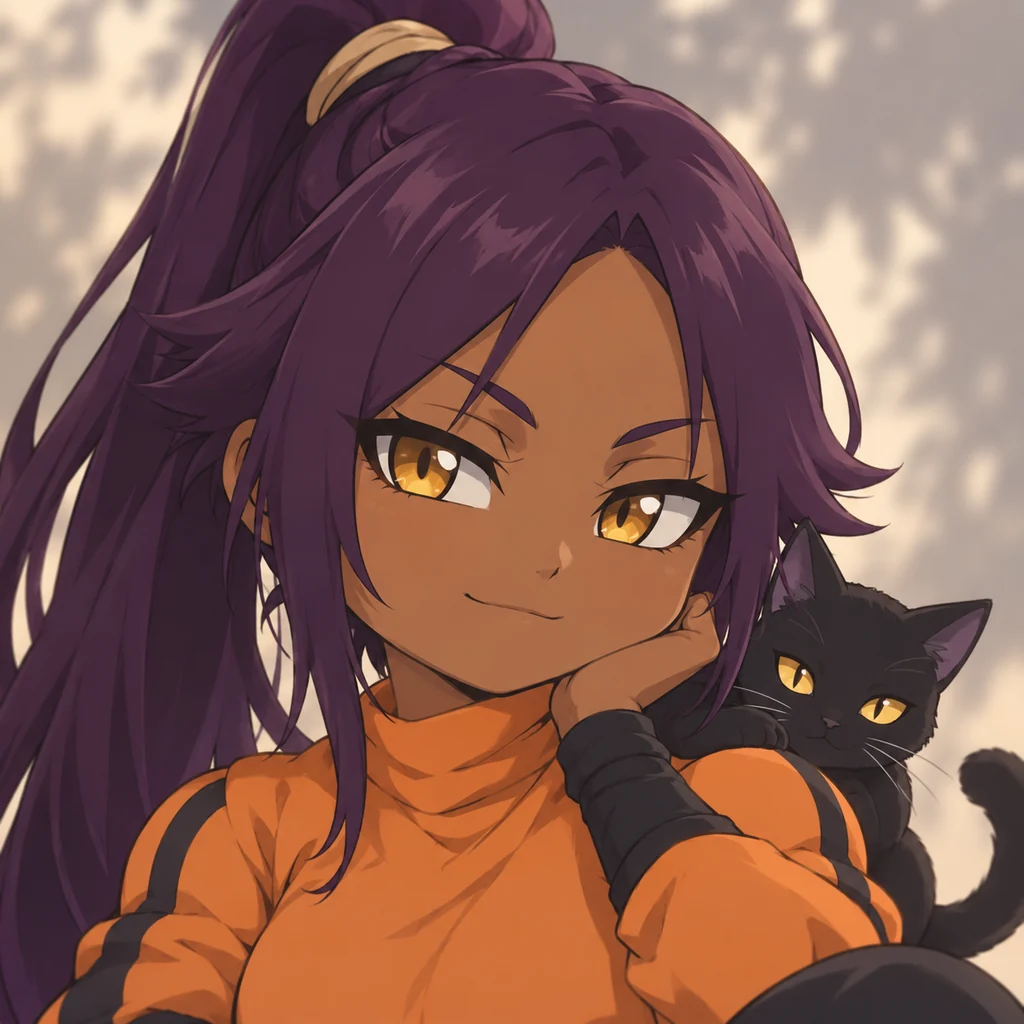 Yoruichi Shihoin AI 辅助角色插画