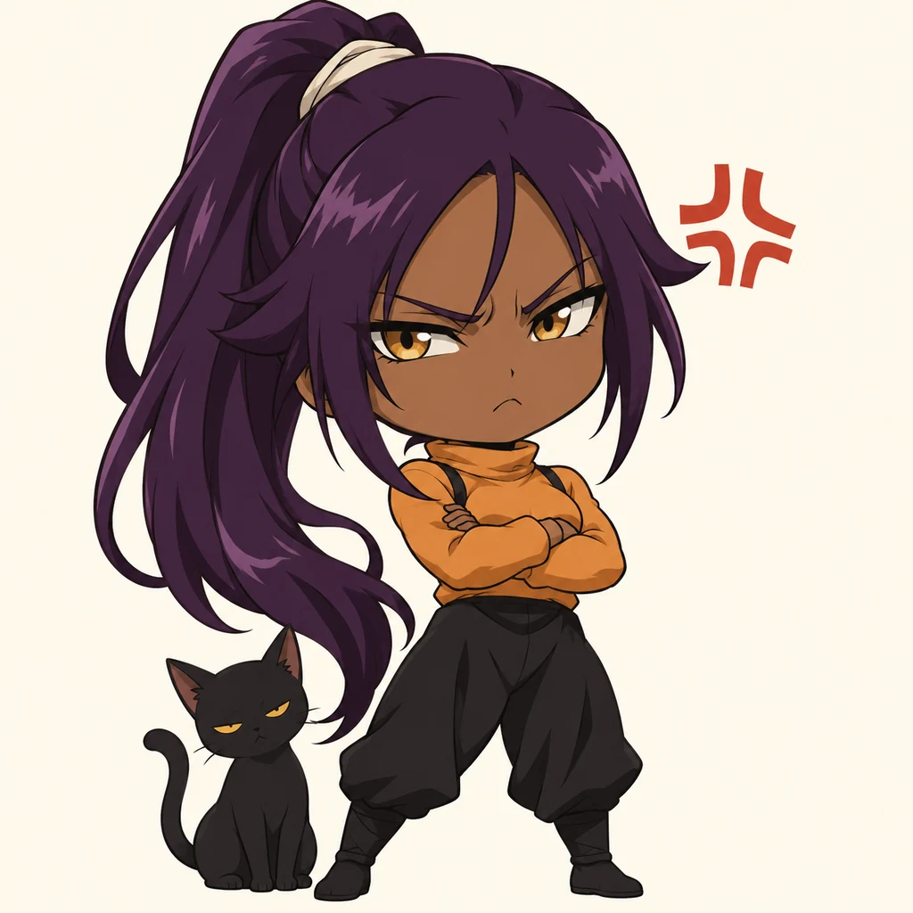 Yoruichi Shihoin 表情包 2