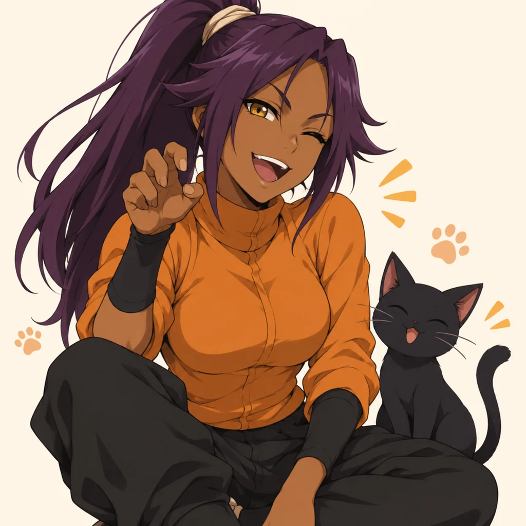 Yoruichi Shihoin 表情包 1