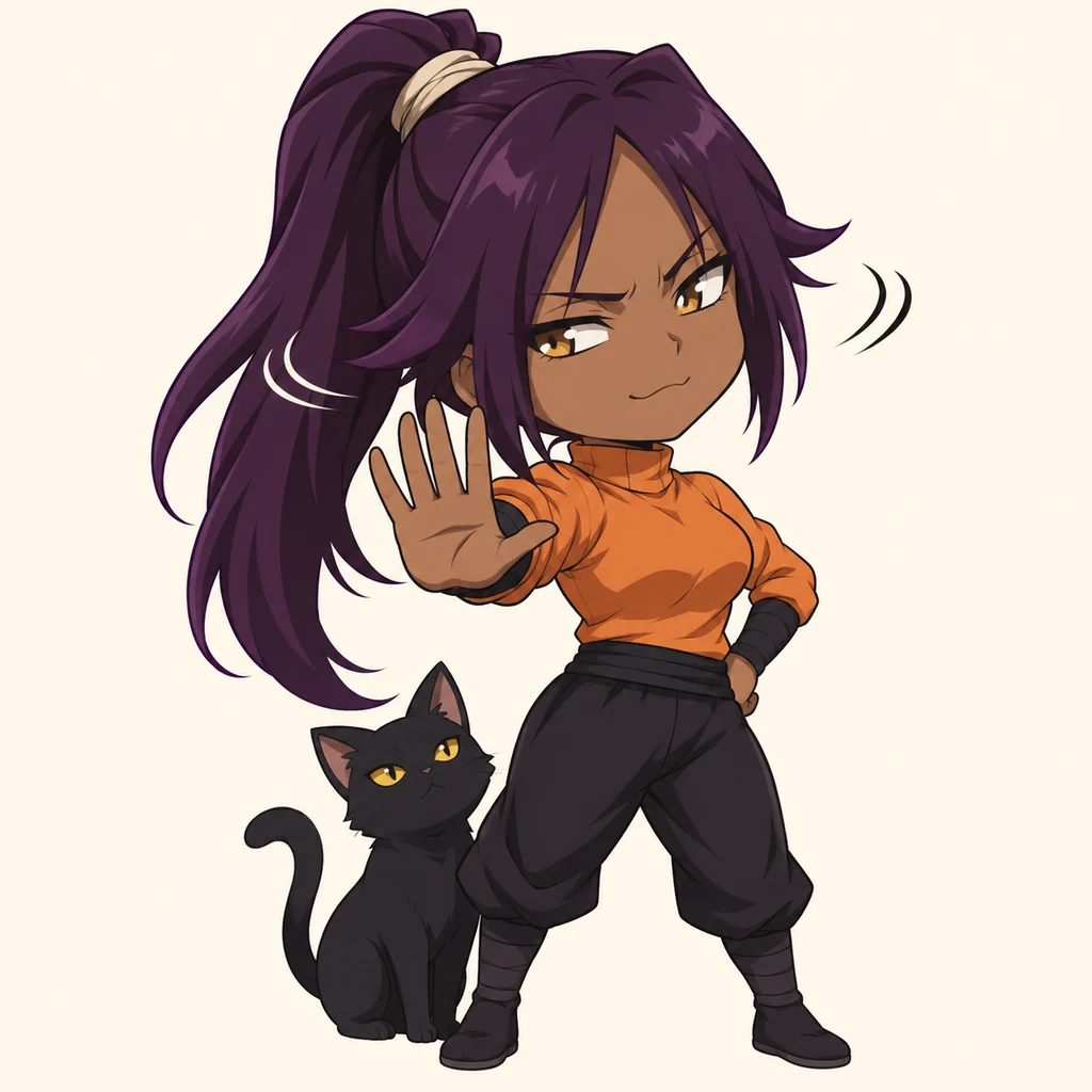 Yoruichi Shihoin 表情包 8
