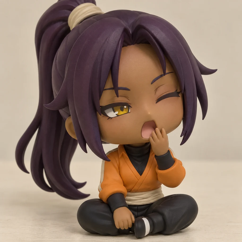 Yoruichi Shihōin AI 辅助角色插画