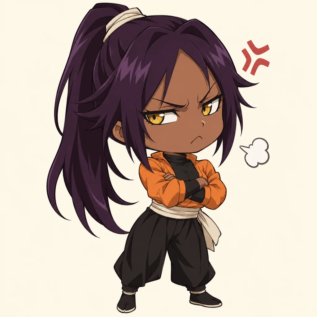 Yoruichi Shihōin 表情包 2