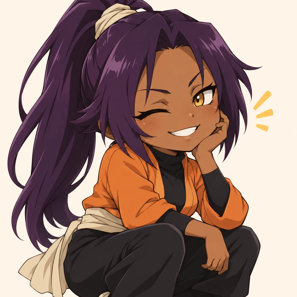 Yoruichi Shihōin 表情包 1