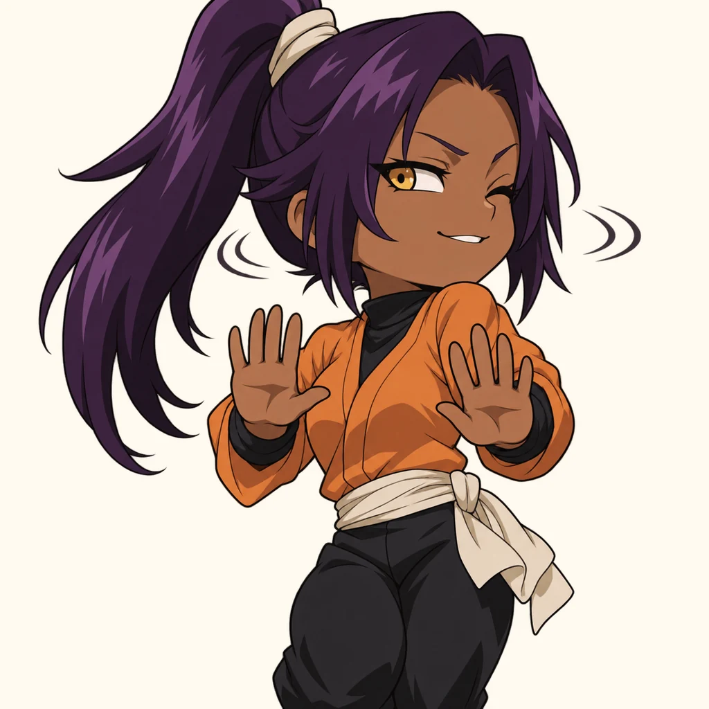 Yoruichi Shihōin 表情包 8