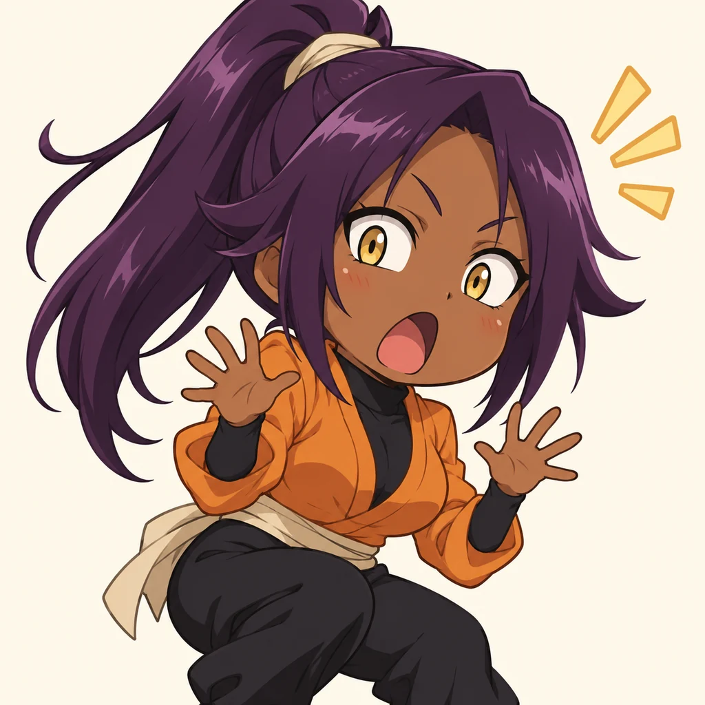 Yoruichi Shihōin 表情包 5
