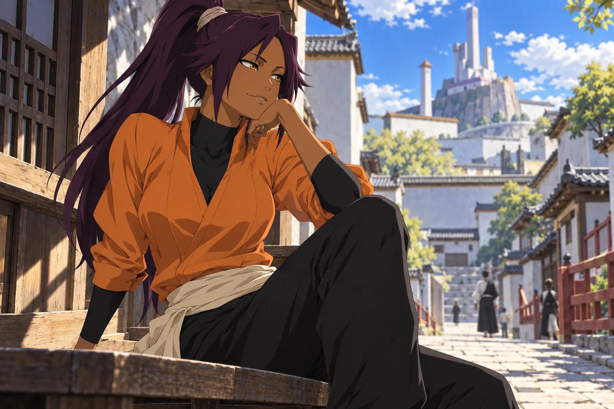 Yoruichi Shihōin AI 插画