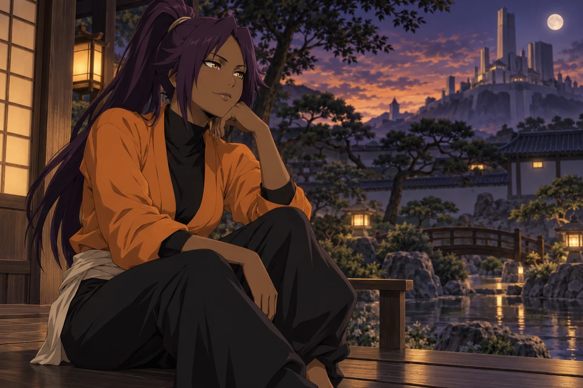 Yoruichi Shihōin AI 插画