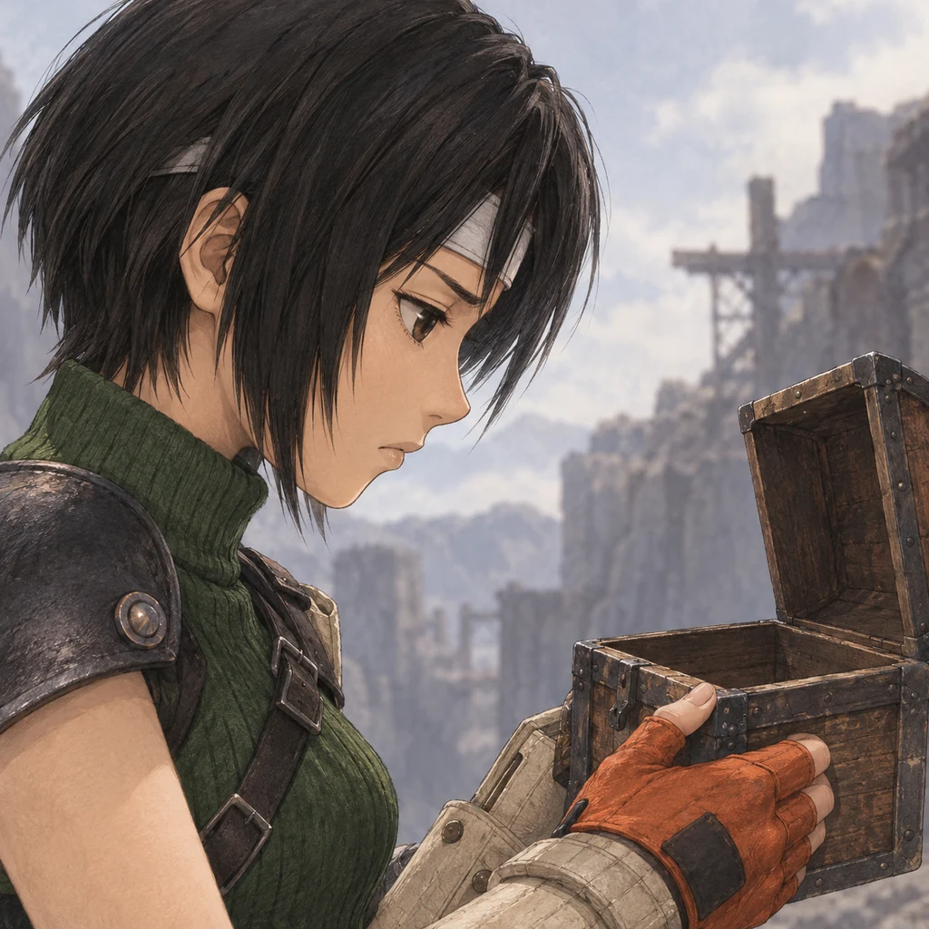 Yuffie Kisaragi AI 辅助角色插画