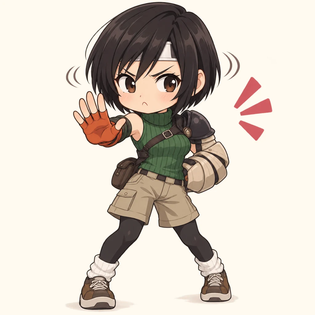 Yuffie Kisaragi 表情包 8