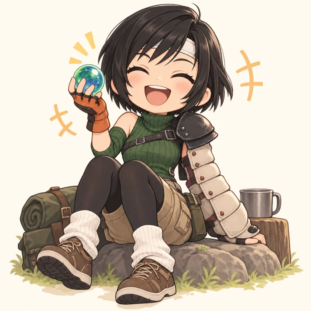 Yuffie Kisaragi 表情包 4