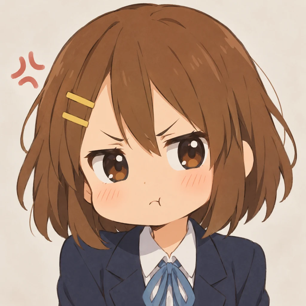 Yui Hirasawa AI 辅助角色插画