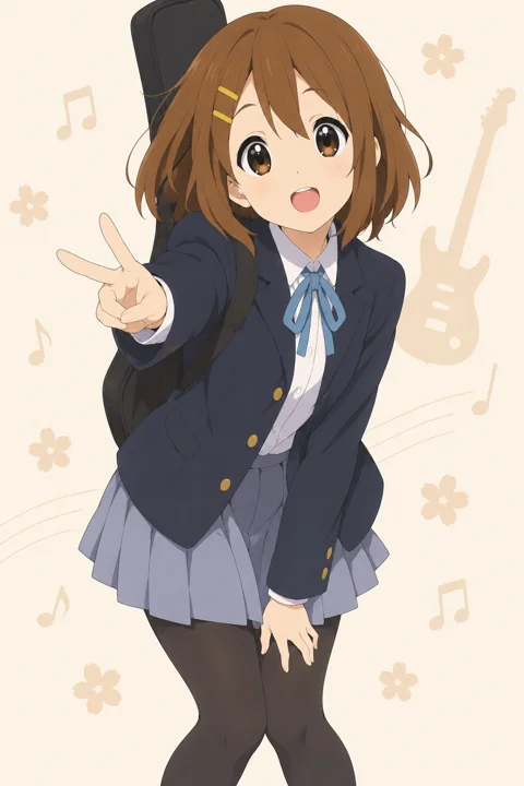 Yui Hirasawa角色示意插画