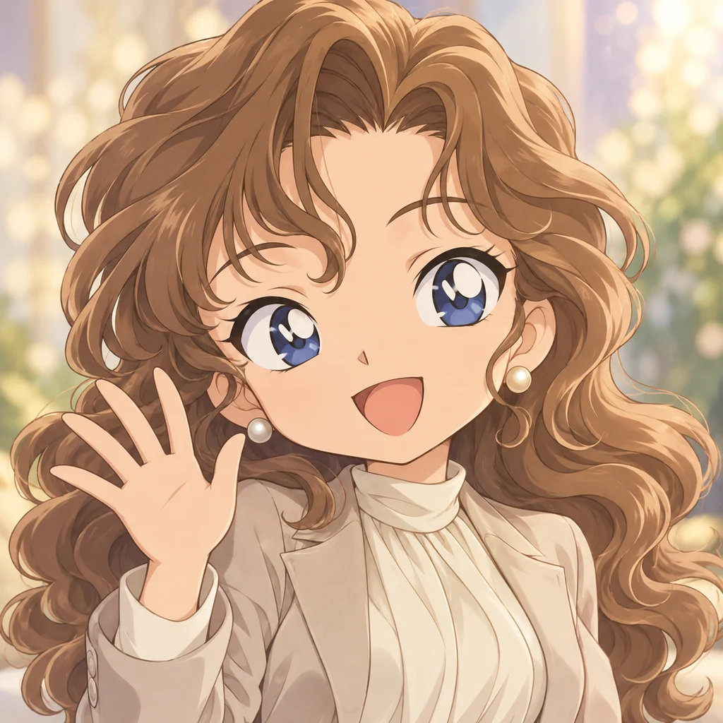 Yukiko Kudo AI 辅助角色插画