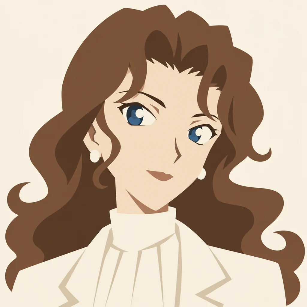 Yukiko Kudo AI 辅助角色插画