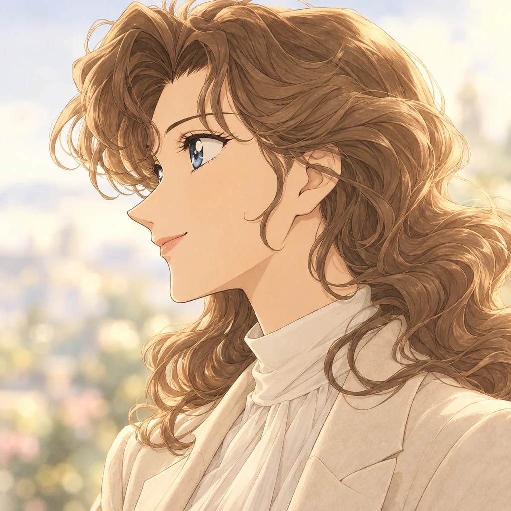 Yukiko Kudo AI 辅助角色插画