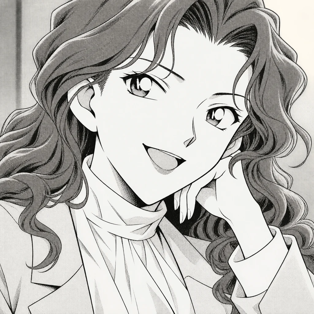 Yukiko Kudo AI 辅助角色插画