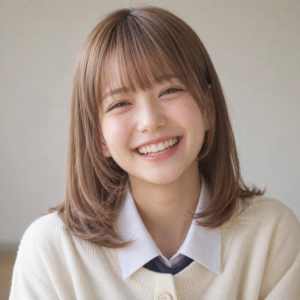 쿠리하라 유키 실사풍 AI 초상화