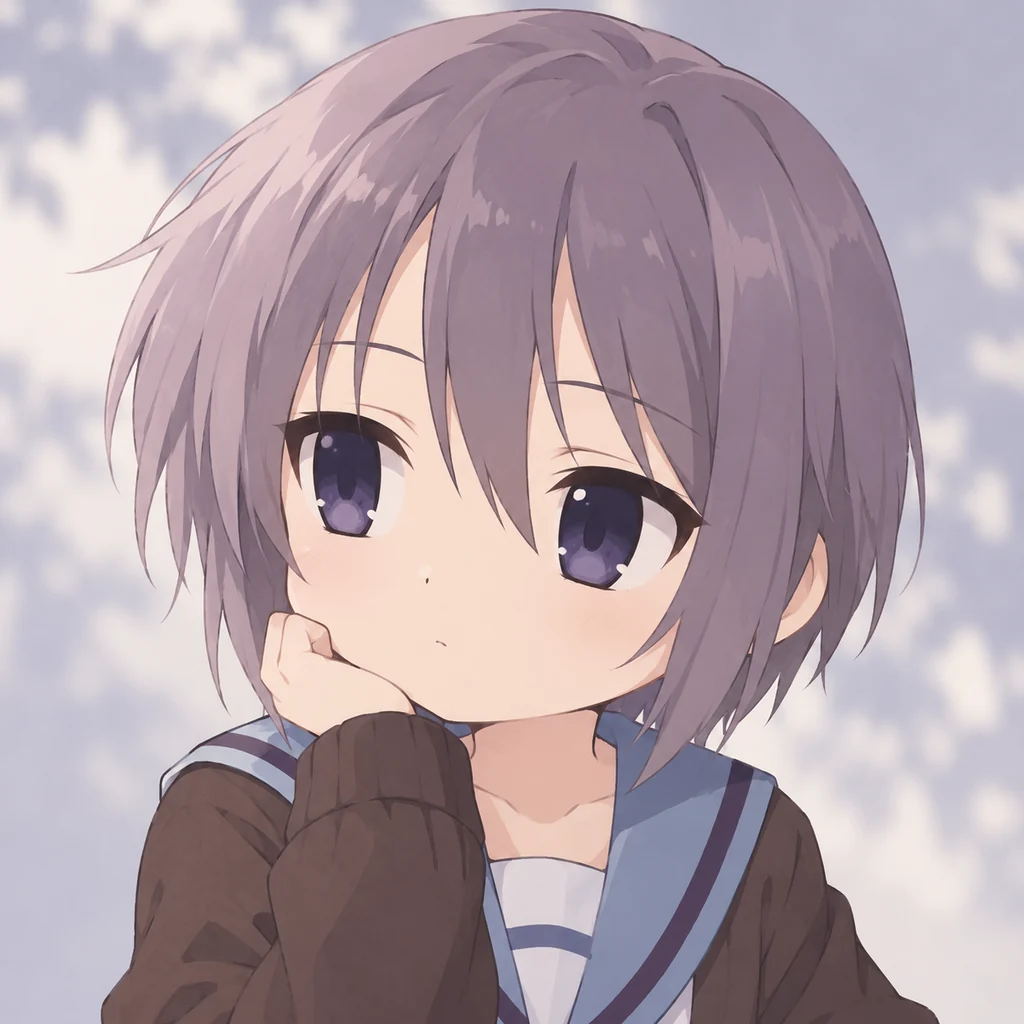 Yuki Nagato AI 辅助角色插画