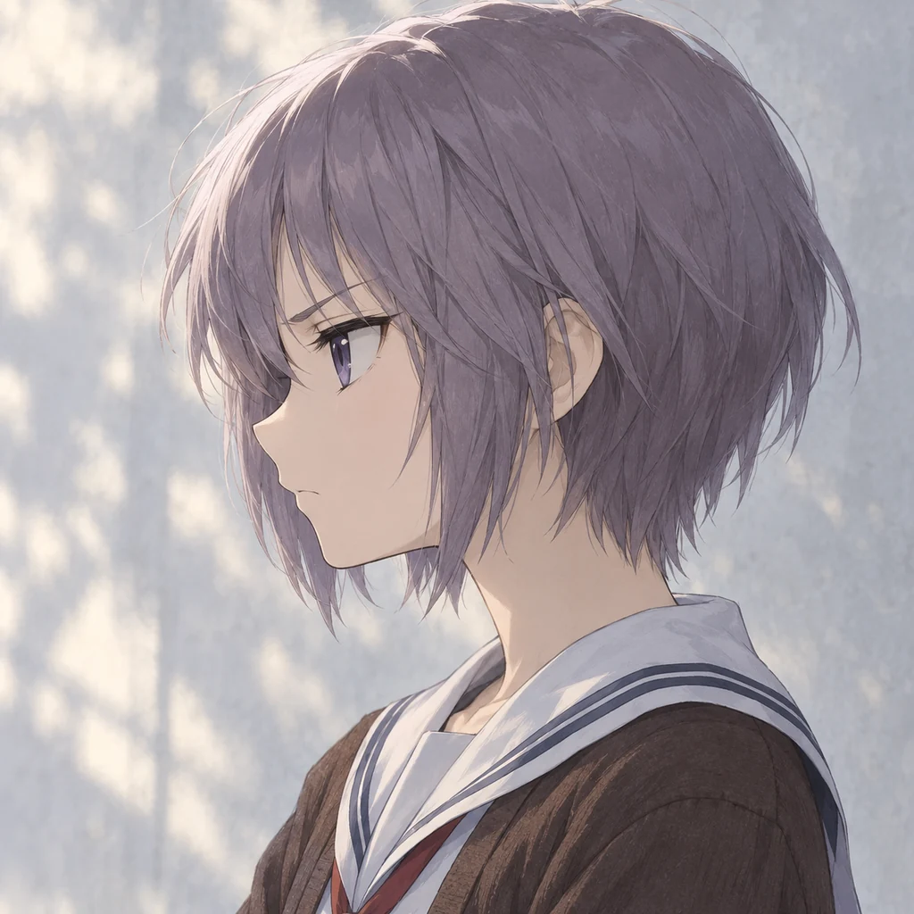 Yuki Nagato AI 辅助角色插画