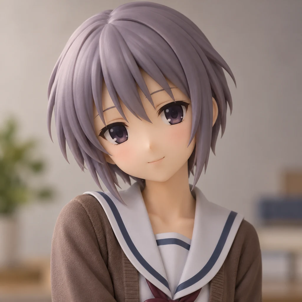 Yuki Nagato AI 辅助角色插画