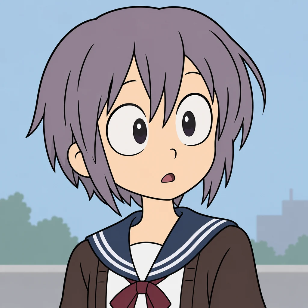 Yuki Nagato AI 辅助角色插画