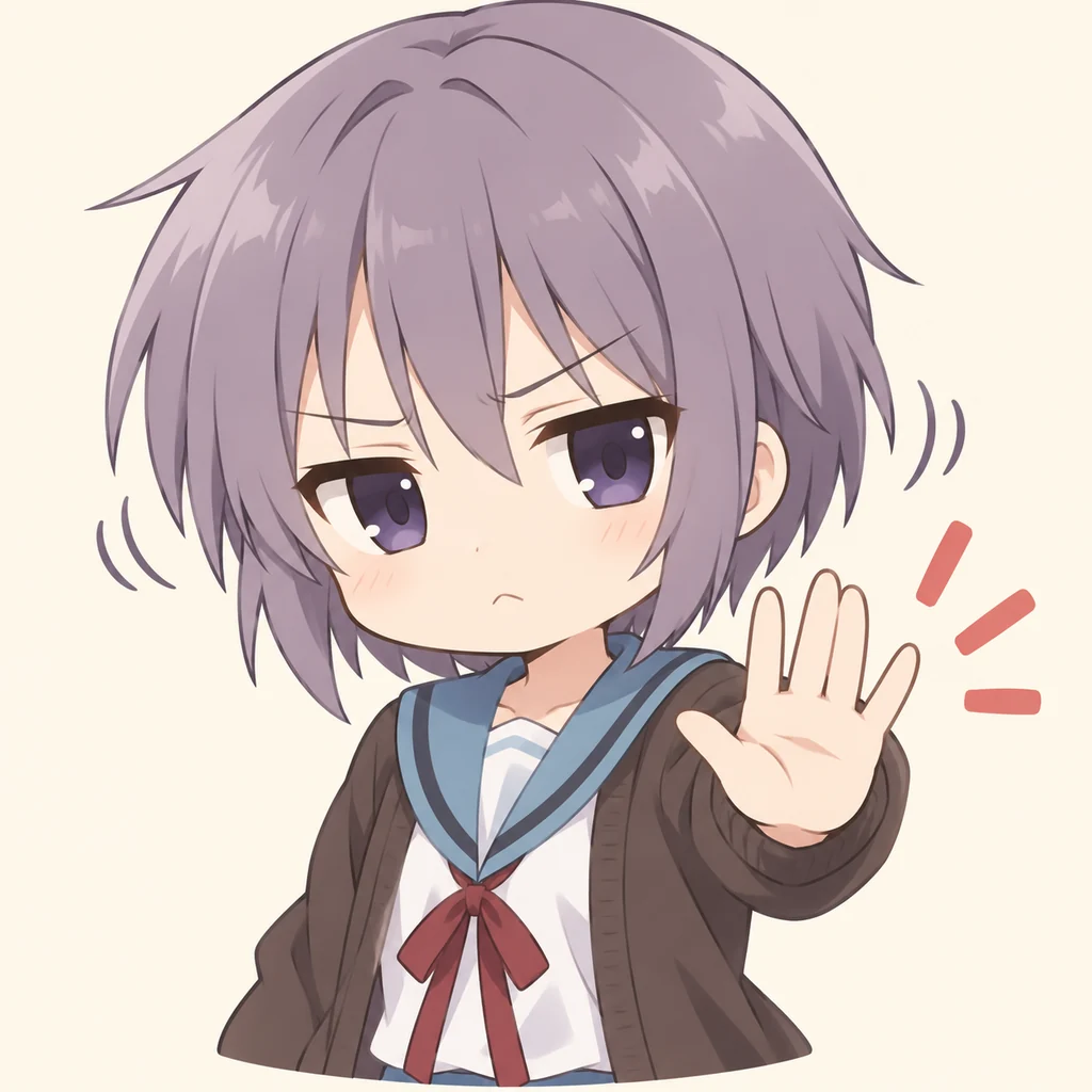 Yuki Nagato 表情包 8