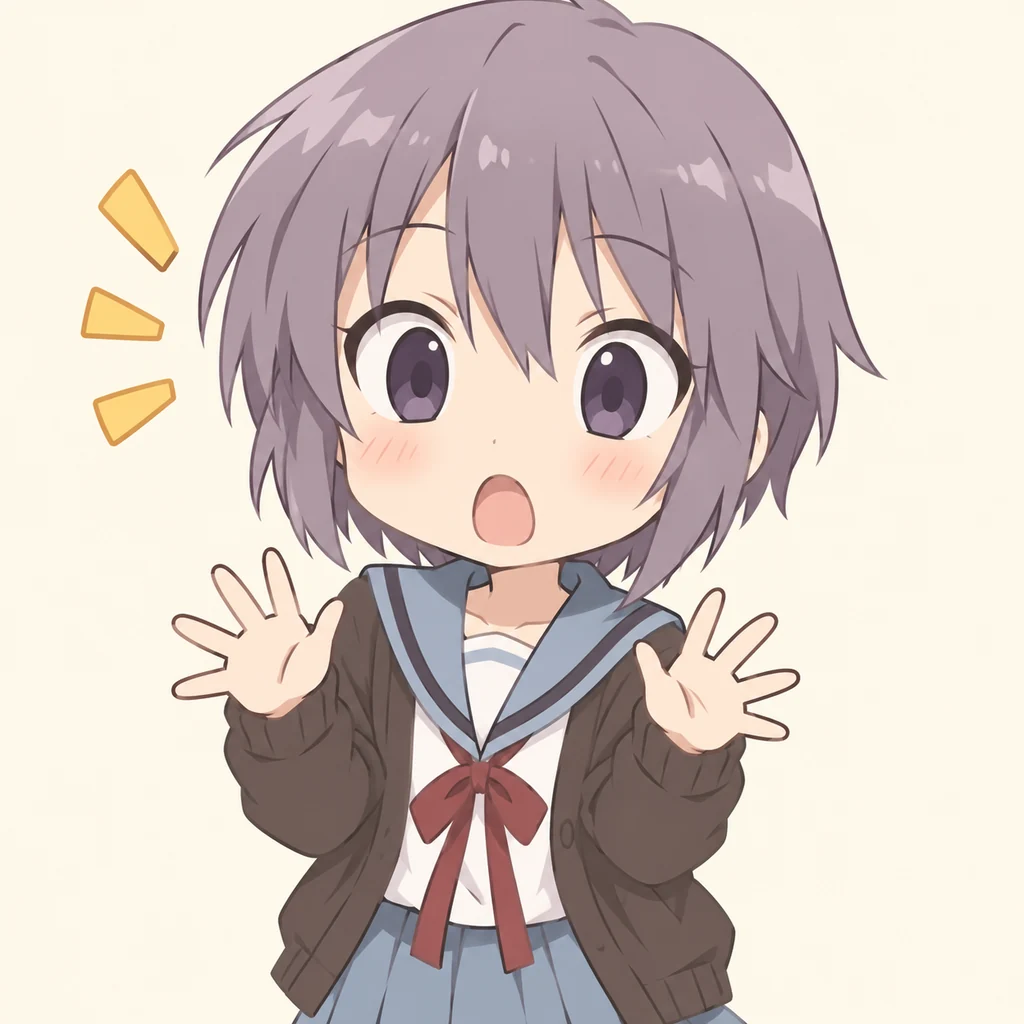 Yuki Nagato 表情包 5