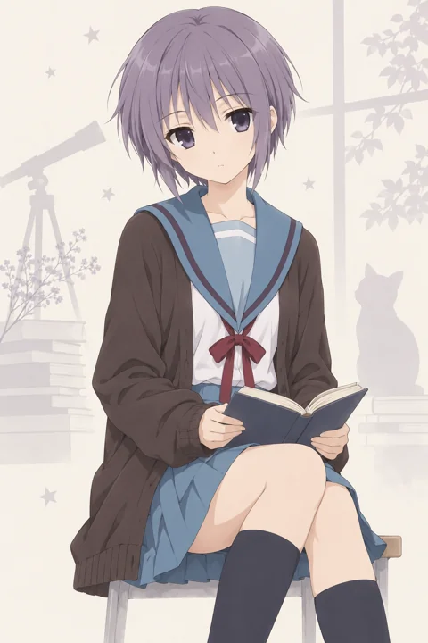 Yuki Nagato角色示意插画
