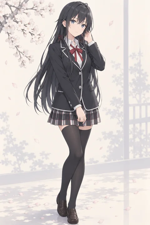 Yukino Yukinoshita角色示意插画