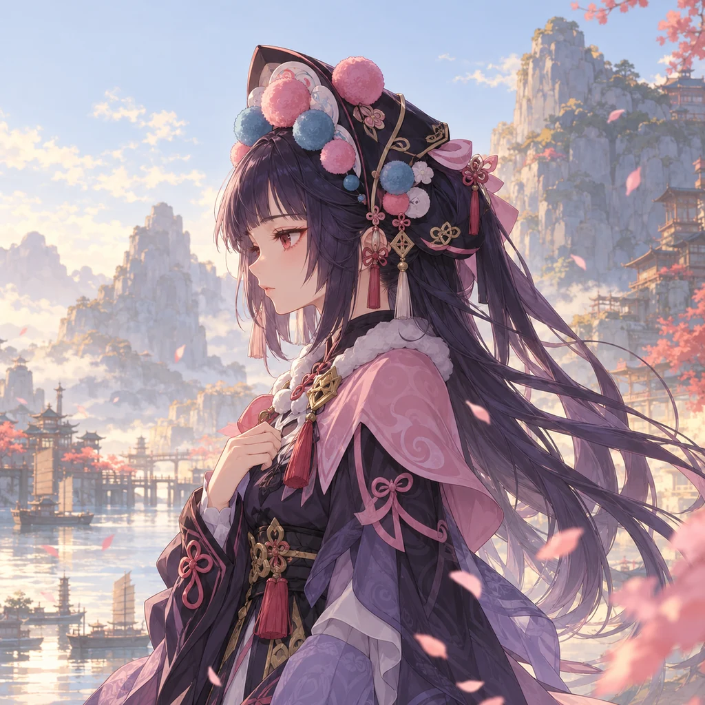 Yun Jin AI 辅助角色插画