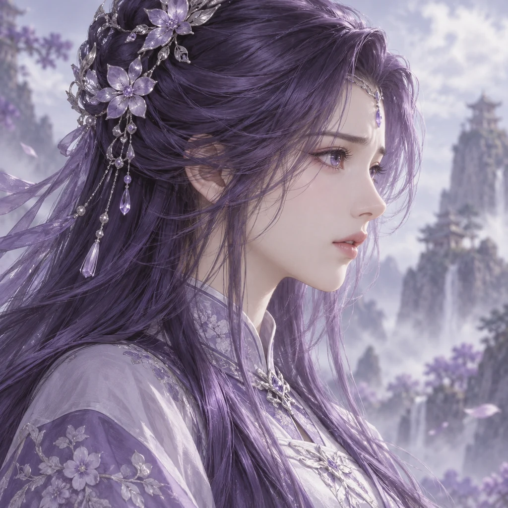 Yun Xi AI 辅助角色插画
