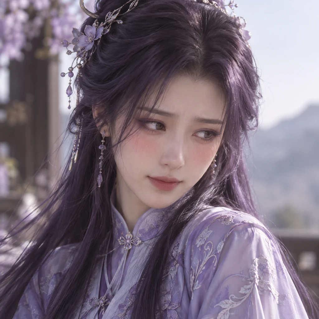 Yun Xi live-action AI portrait