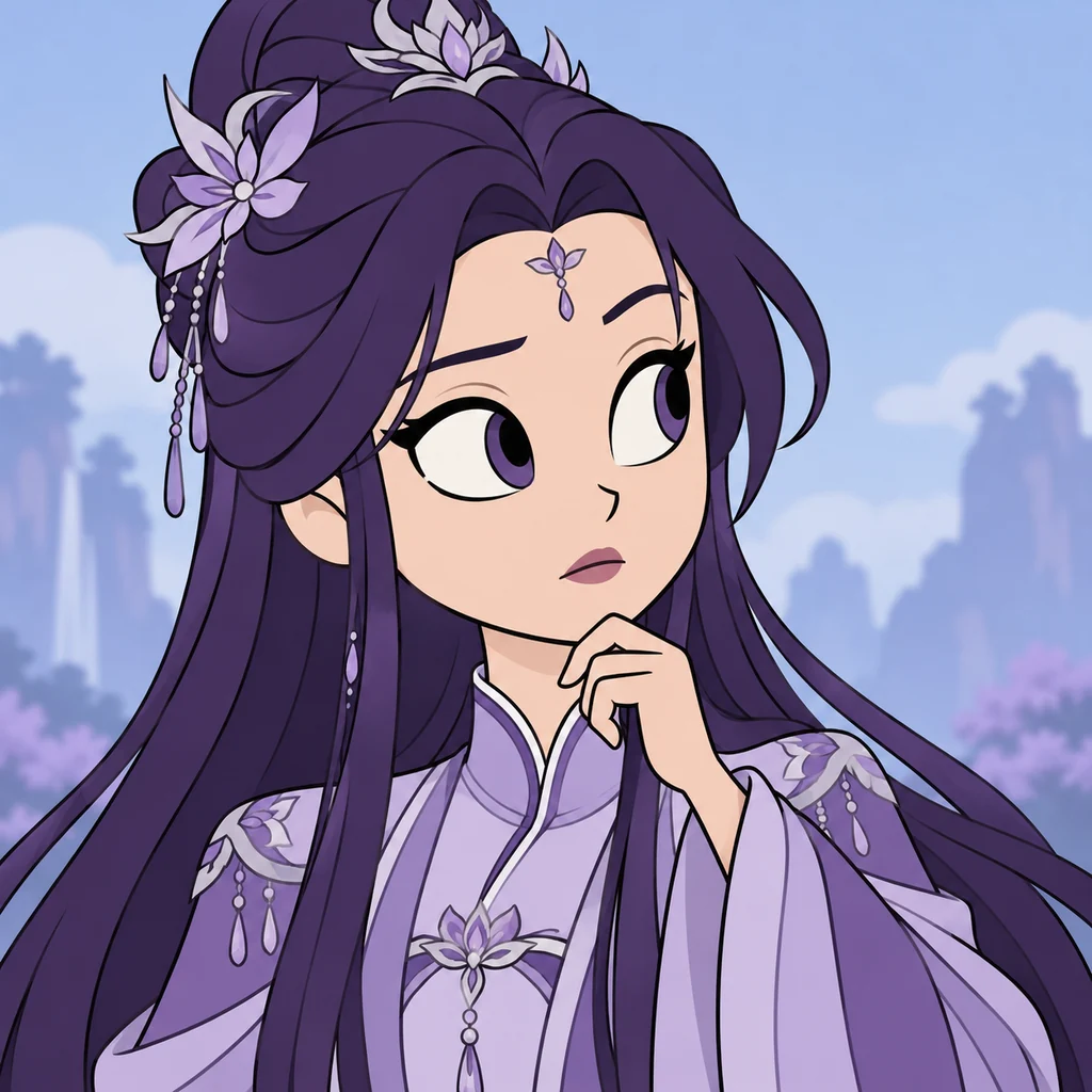 Yun Xi AI 辅助角色插画