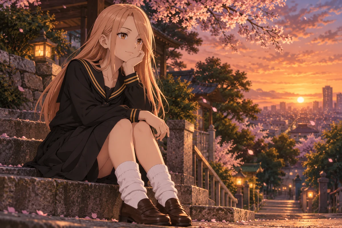 Yuzuha Shiba AI 插画