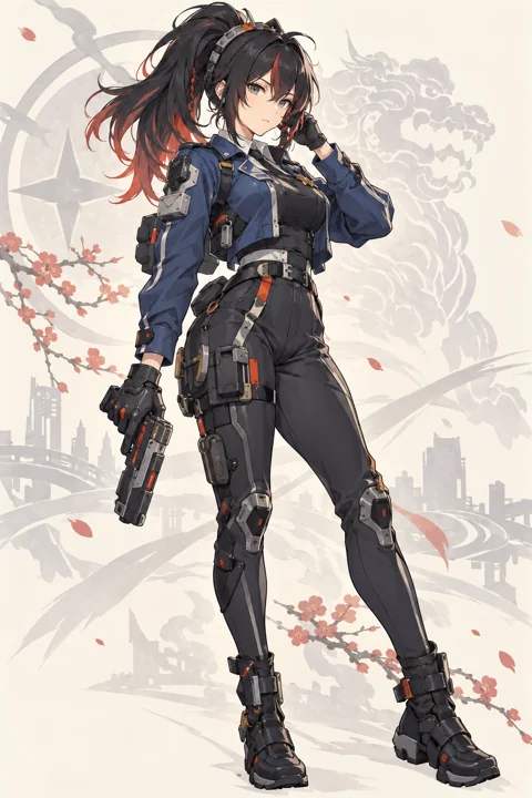 Zhu Yuan角色示意插画