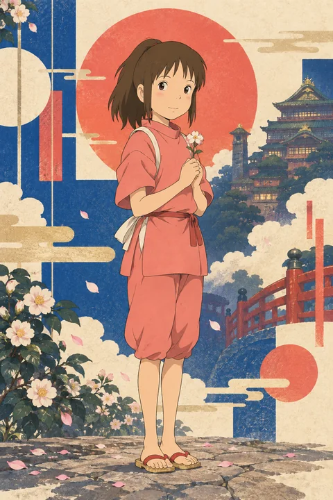 荻野千寻角色示意插画