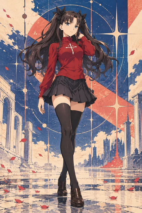 远坂凛角色示意插画
