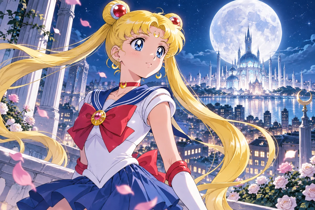 月野兔 AI 插画