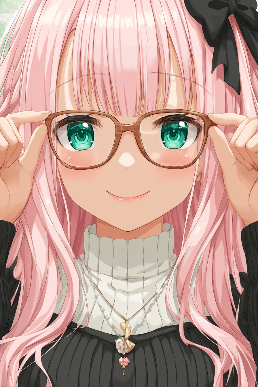 调皮的动漫女孩