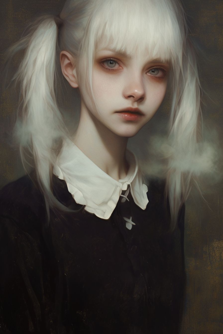 生動純粹的Soul Eater角色Maka Albarn的肖像