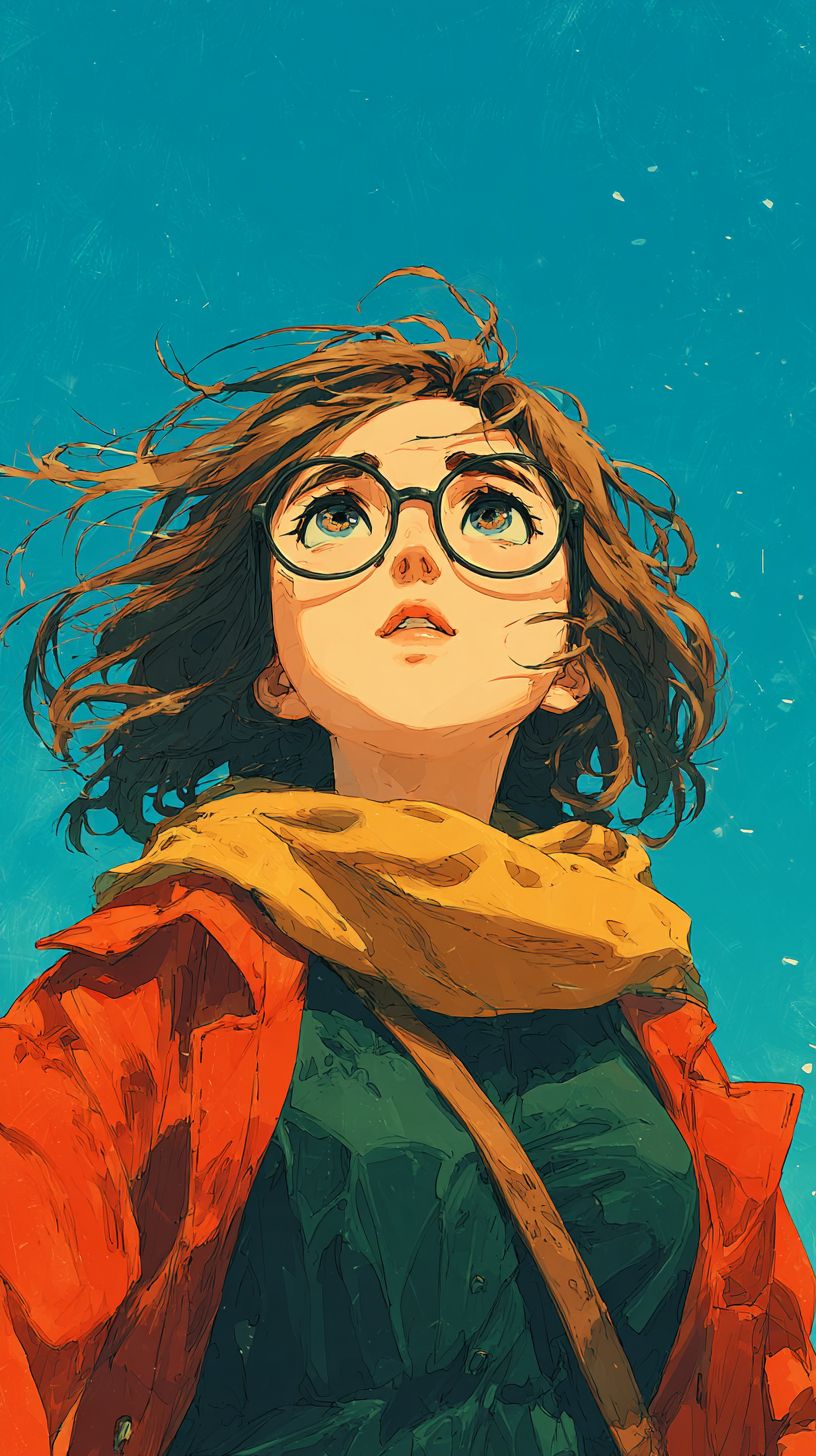 一位令人驚嘆的女性角色，以高級動漫風格呈現，配有流暢的動畫和豐富的色彩