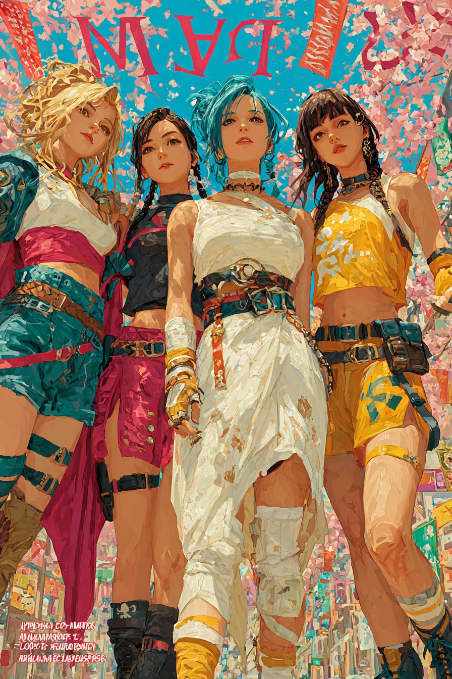 Lady Gaga, Adele e Cardi B aparecem em cosplay no estilo anime em uma convenção animada