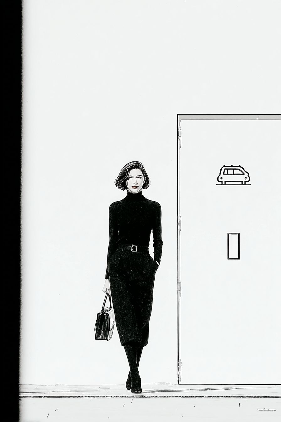 Victoria Beckham con un estilo de diseñador elegante