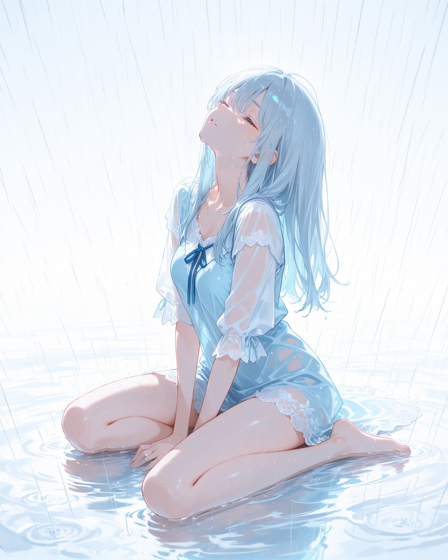 高解像度の日本の二次元アニメ少女の壁紙