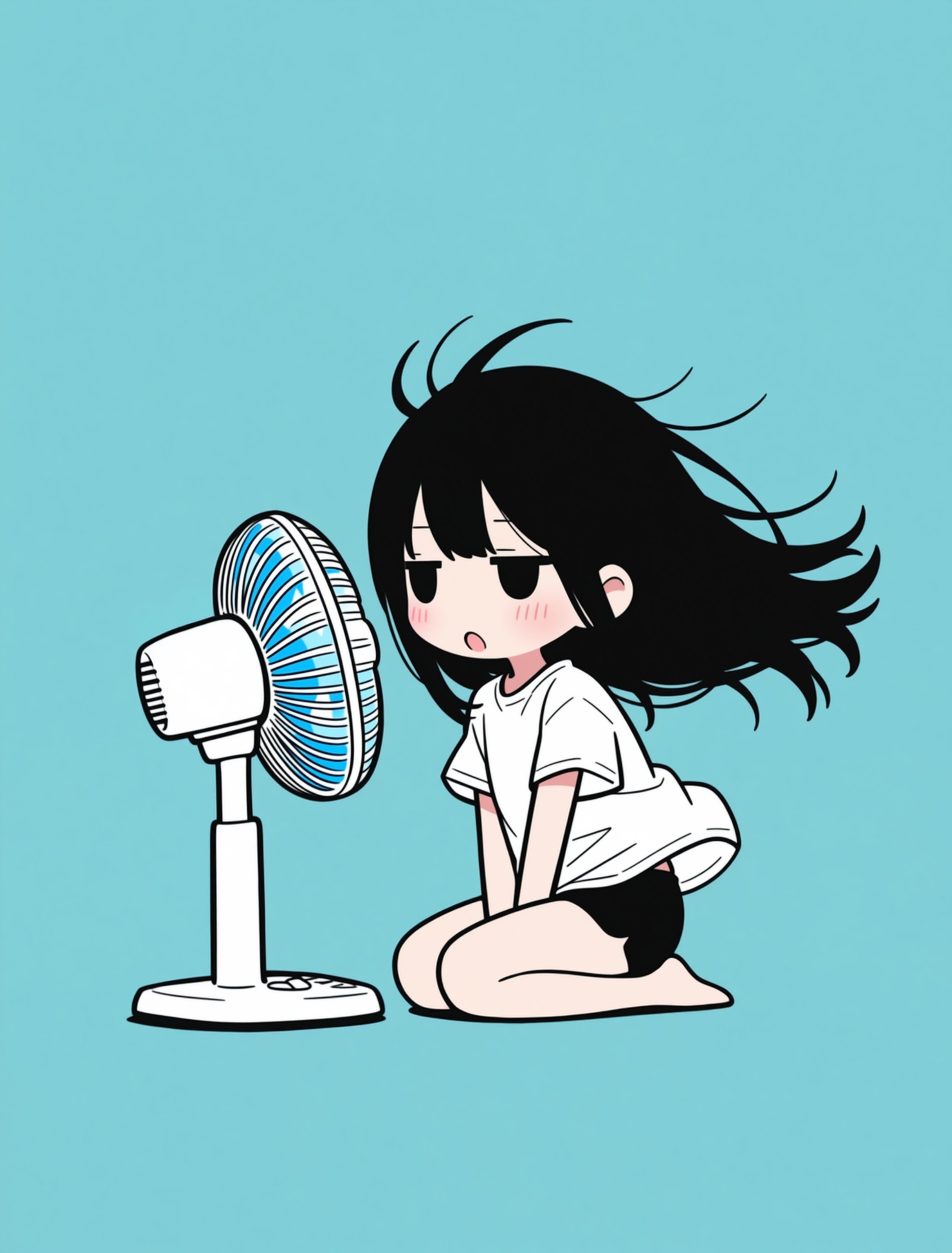 Fondo de pantalla de chica de anime gótico oscuro