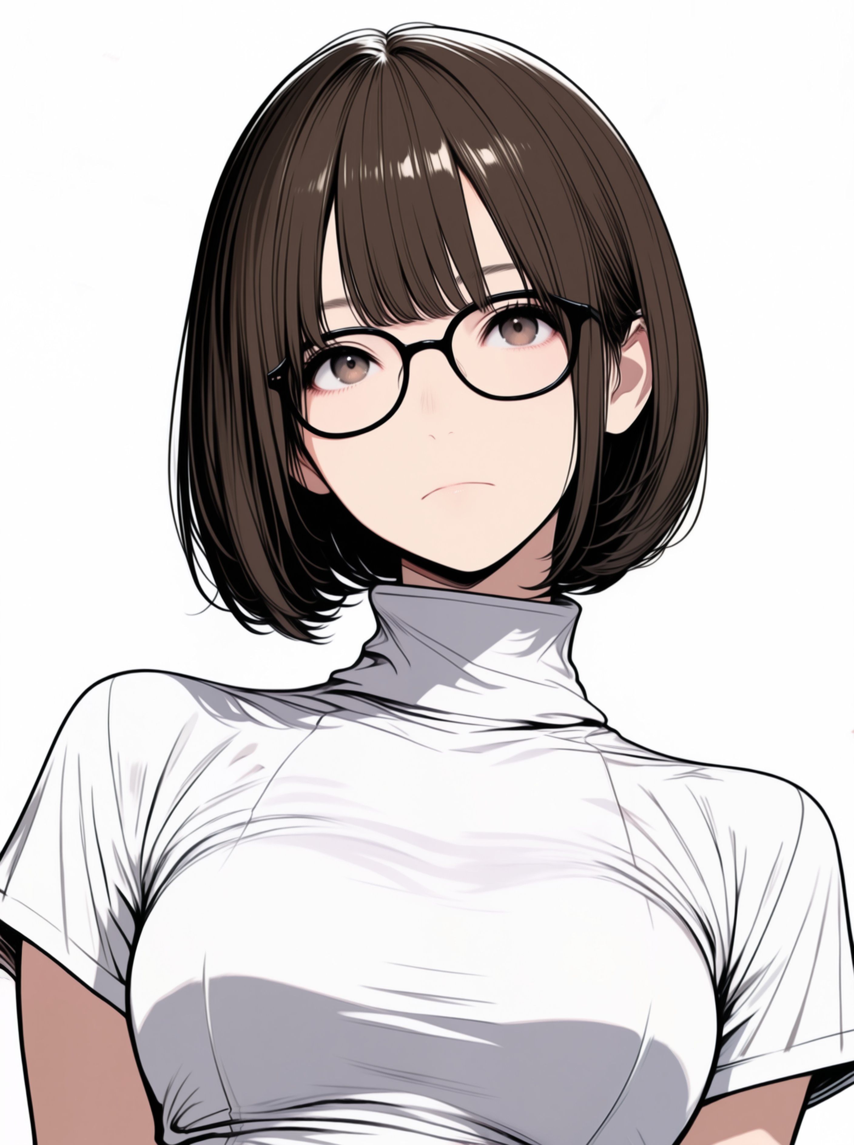 ダークゴシックの2次元少女のイメージ